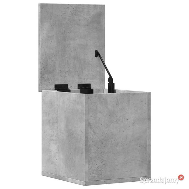 Skrzynia szarość betonu 30x35x35 materiał mazowieckie Warszawa