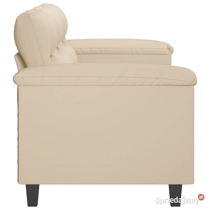 3osobowa sofa kremowa 180 tapicerowana mazowieckie Warszawa