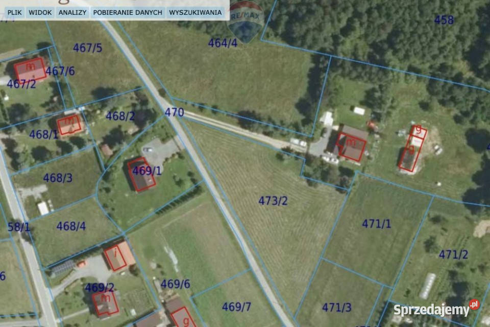DZIAŁKA BUDOWLANA 2900 m ŁOMNA NOWY WIŚNICZ
