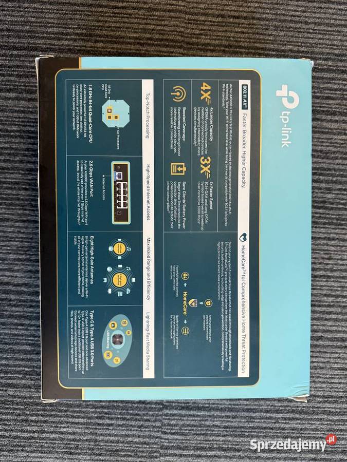 Router TPLink Archer AX6000 WiFi 6 stan Wrocław sprzedam