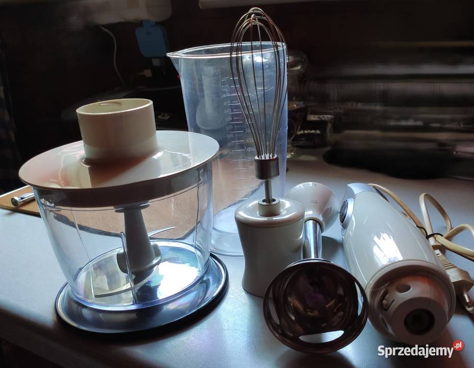 Ręczny blender zestaw z pojemnikami 300W