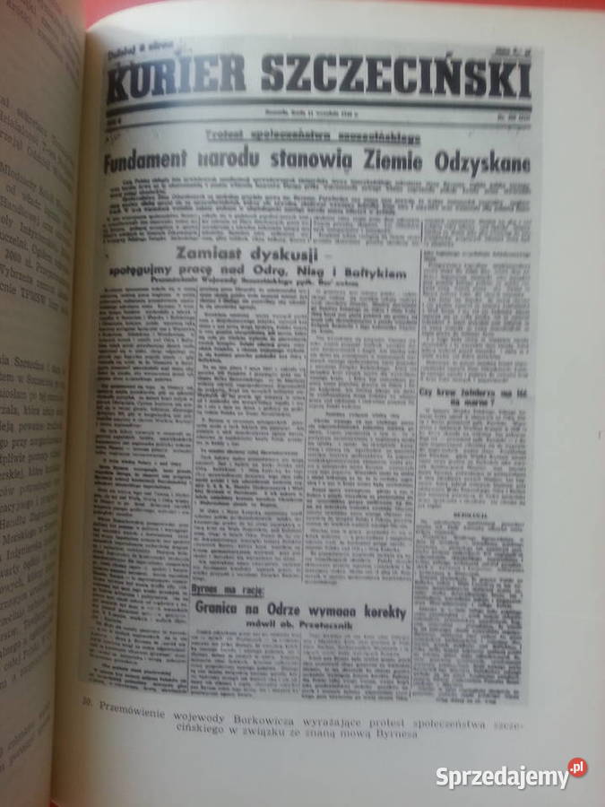 2925 Pierwszy Wojewoda Szczeciński 19451949 Antykwariat Szczecin