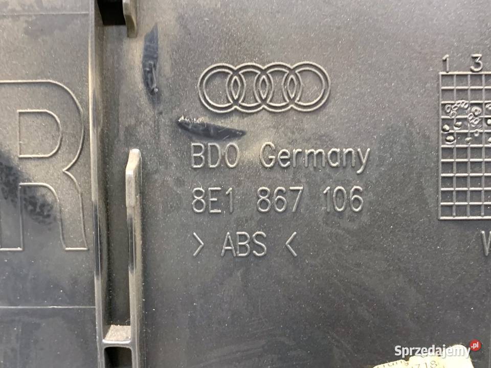 BOCZEK DRZWI PRAWY PRZÓD AUDI A4 B6 Kombi 0005 sprzedam