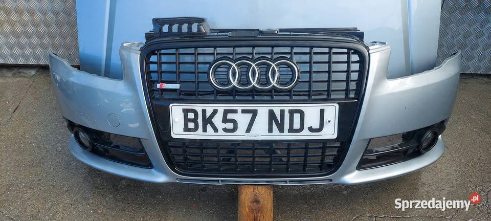 ZDERZAK PRZÓD AUDI A4 B7 SLINE LAK LY7J Międzychód