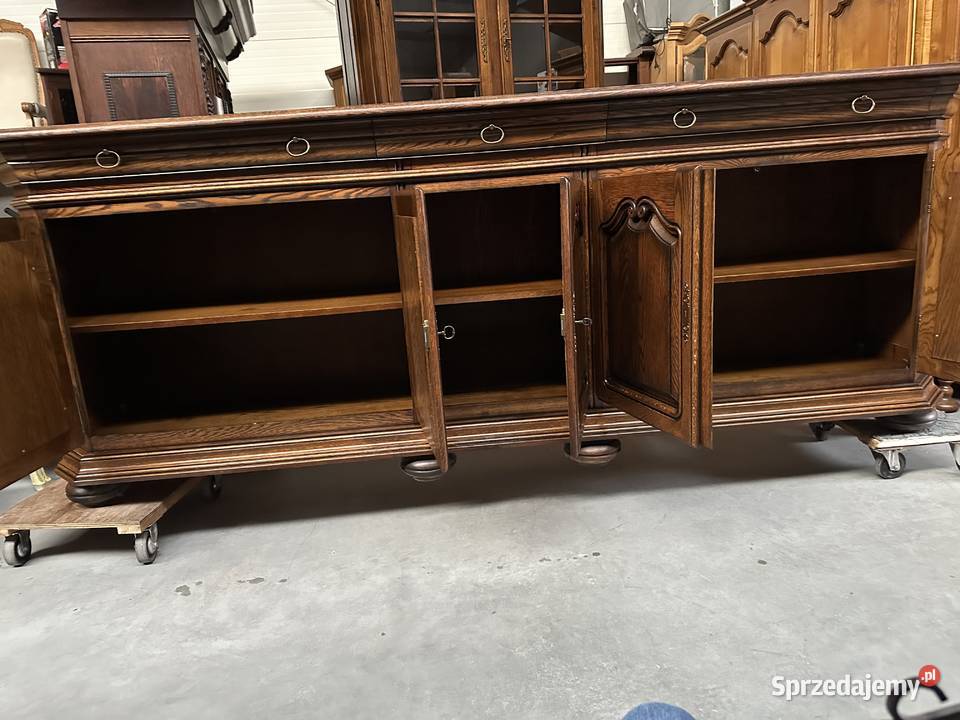 Masywna duża dębowa komoda 290 rozbieralna Sławoszewek