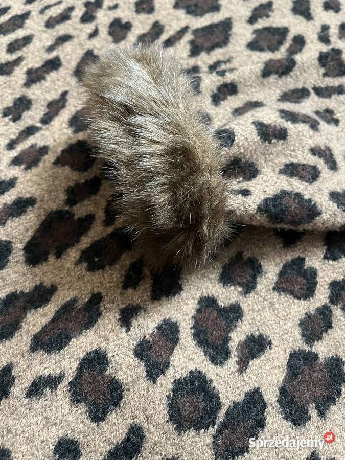 Długi płaszcz 100 wełny tzw boild wool S z Gdańsk