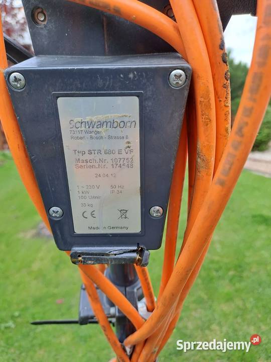 Szorowarka szlifierka do betonu szwamborn Elektryczne Namysłów sprzedam