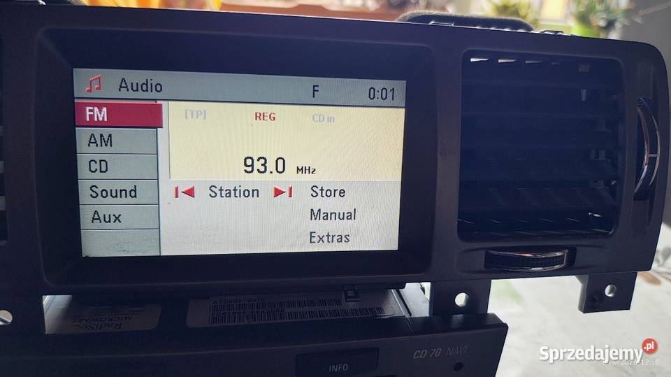 Radio cd70navi AUX plus cid 2 linie Vectra c Sprzęt audio fabryczny Łódź