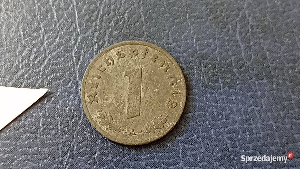 Stare monety 1 fenig 1944 A Niemcy podkarpackie Lesko
