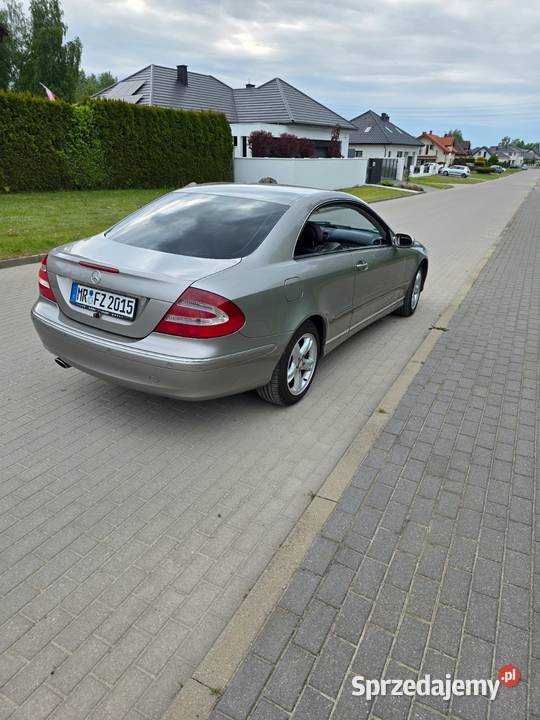 Mercedes clk 240 26 Benzyna 170 125kw avantgarde pomorskie Słupsk