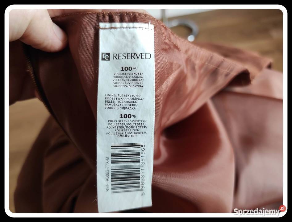 Reserved brązowa spódnica z podszewką 40 L mazowieckie Płock