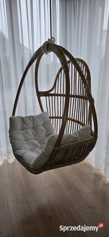 Ratanowy fotel wiszący Fotele wiszące Lębork sprzedam