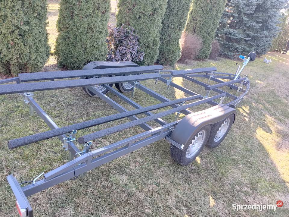 Przyczepa podłodziowa 7m niehamowana dwuosiowa Wyszków