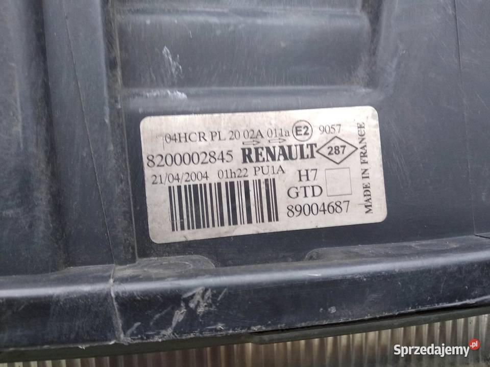 Renault Laguna 2 II lampa przednia lewa łódzkie Sieradz