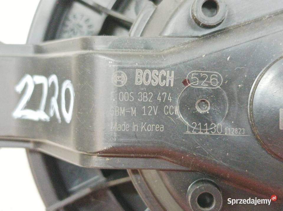 DMUCHAWA NAWIEWU REZYSTOR KPL F00S3B2474 Hyundai świętokrzyskie