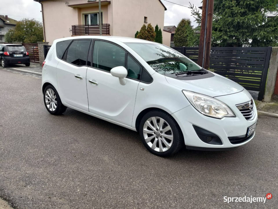 Opel Meriva 14 Turbo Cosmo wyposażenie Wzorowy śląskie Wojkowice Kościelne