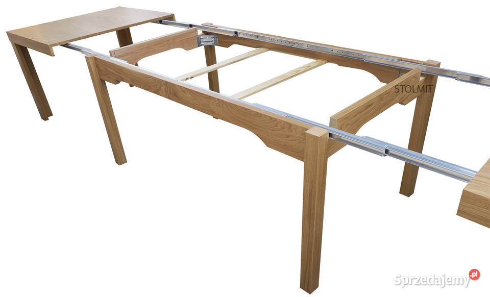 Dębowy stół rozkładany 8 nóg 8 krzeseł milano sprzedam