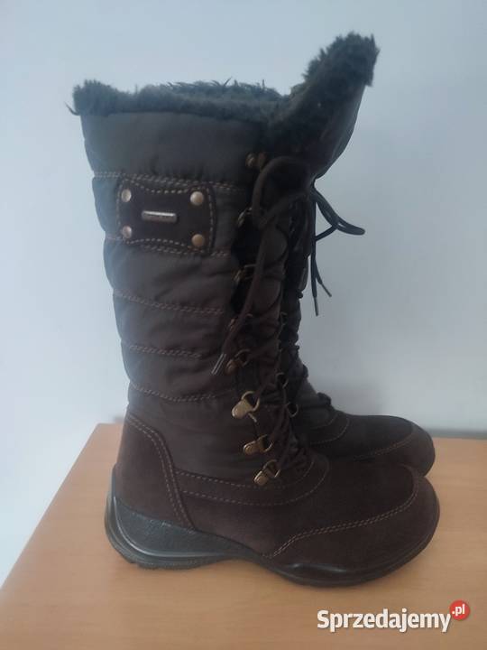 Śniegowce Kozaki Geox 3723235 Nowe brązowy/beżowy Kozaki Lublin