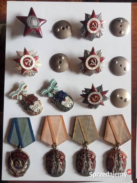 Odznaka Odznaczenie Order Medal ZSRR Gwiazda Grójec