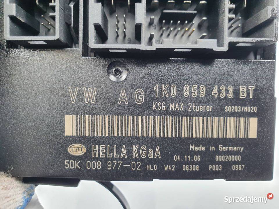 MODUŁ VOLKSWAGEN TOURAN 1K0959433BT osobowe Pozostałe