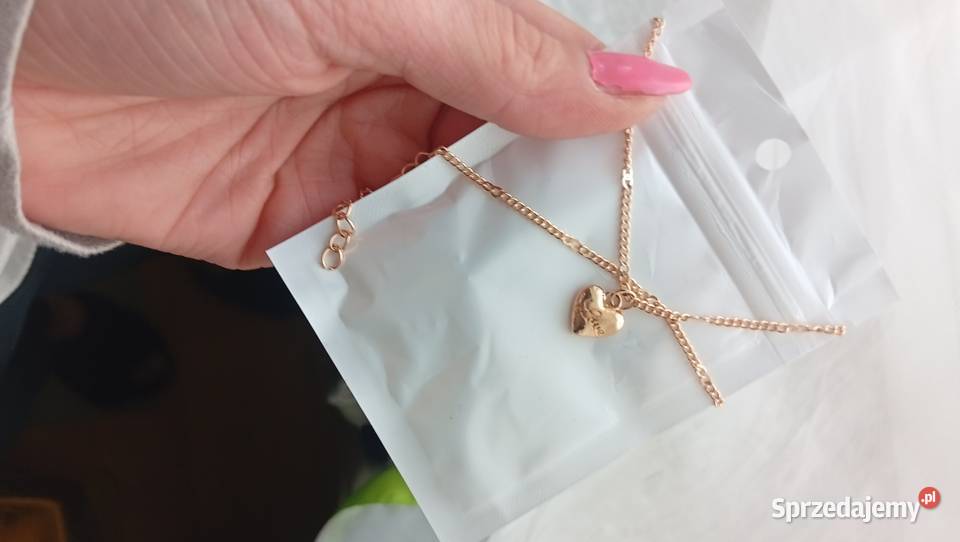 Łańcuszki serce bądź wąż Czemierniki sprzedam