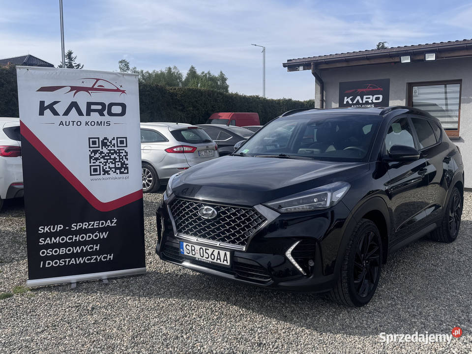 Hyundai Tucson 2019r 4x4 NLine Polski Salon czujnik parkowania Paniówki