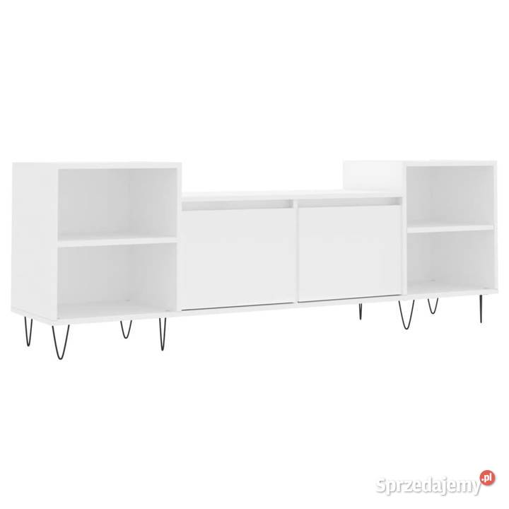 Szafka pod TV biała 80x36x50 materiał RTV