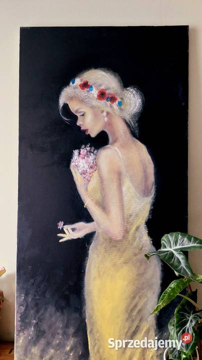 Kobieta Lato Piękny Obraz Olejny 50100 Lublin