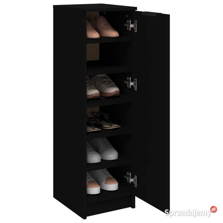 Szafka na buty czarna 30x35x100 materiał Szafki Warszawa