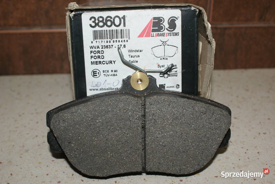 38601 ABS KLOCKI HAMULC FORD WINDSTAR 9599 PRZÓD osobowe Białobrzegi