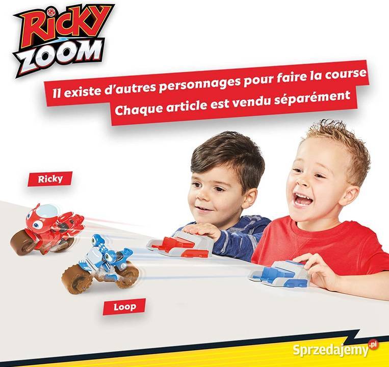 Motor Ricky Zoom Motocykl Wyrzutnia Wystrzel i Mogilany
