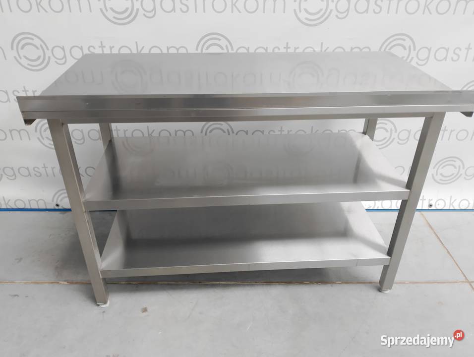 Stół z 2 półkami 120x60x85 Wrocław sprzedam