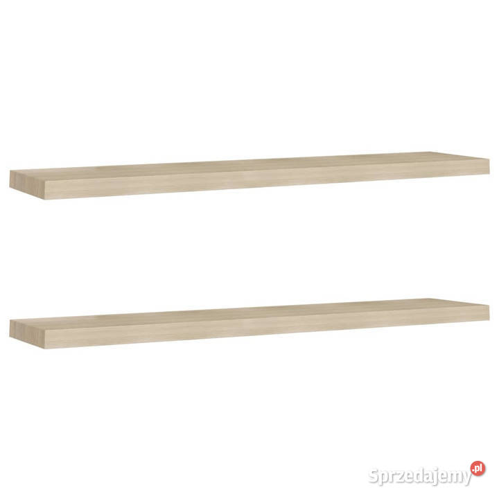 Półki ścienne 2 kolor dębowy 120x235x38 MDF Warszawa