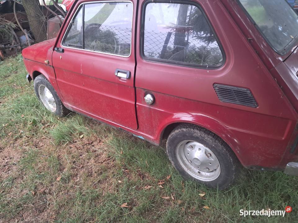 Fiat 126p czerwony Wieliczka