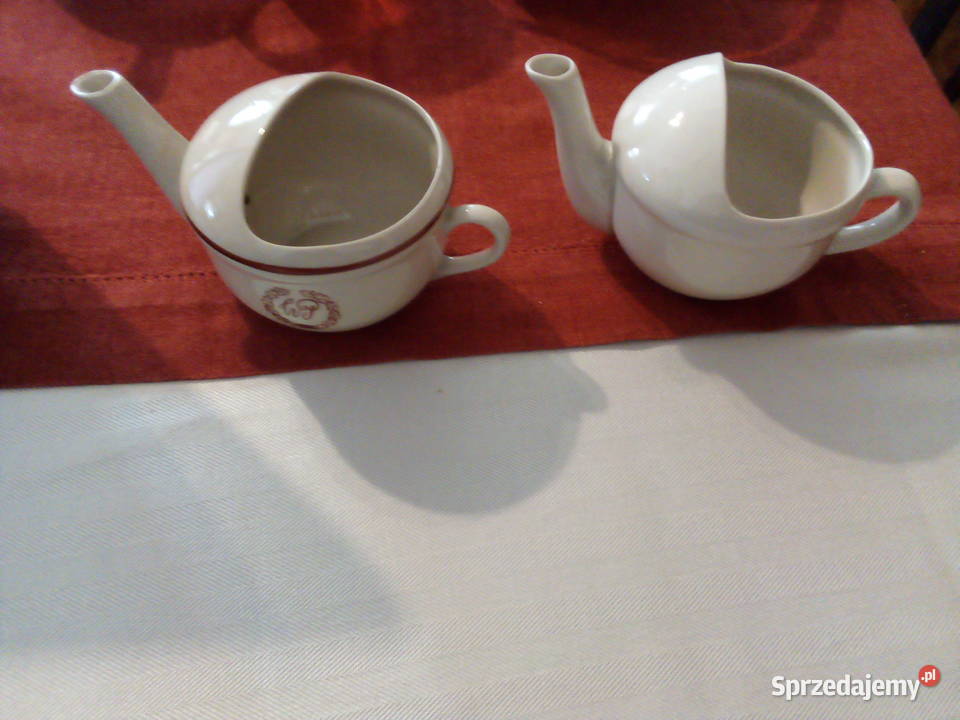 Imbryki porcelanowe ciekawy nietypowy kształt