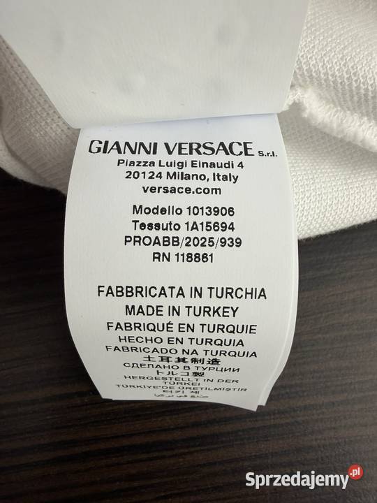 Koszulka Polo Gianni Versace Medusaembellished Versace Gdańsk