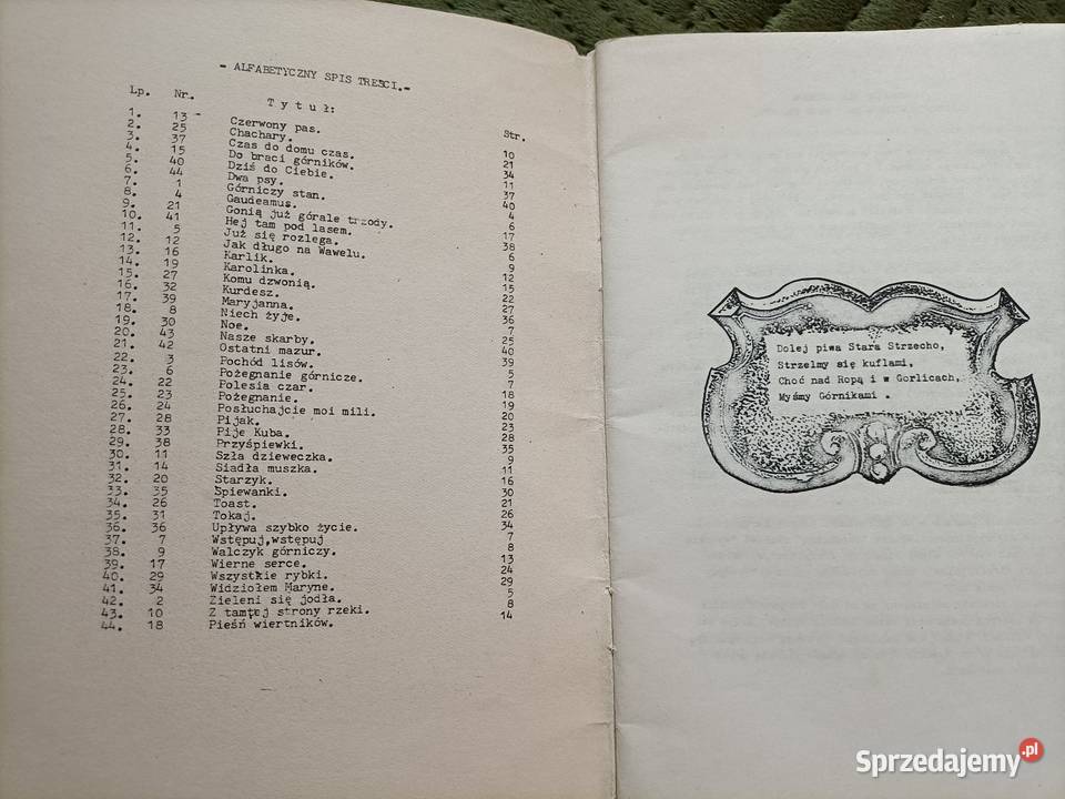 Śpiewniki górnicze Rzeszów