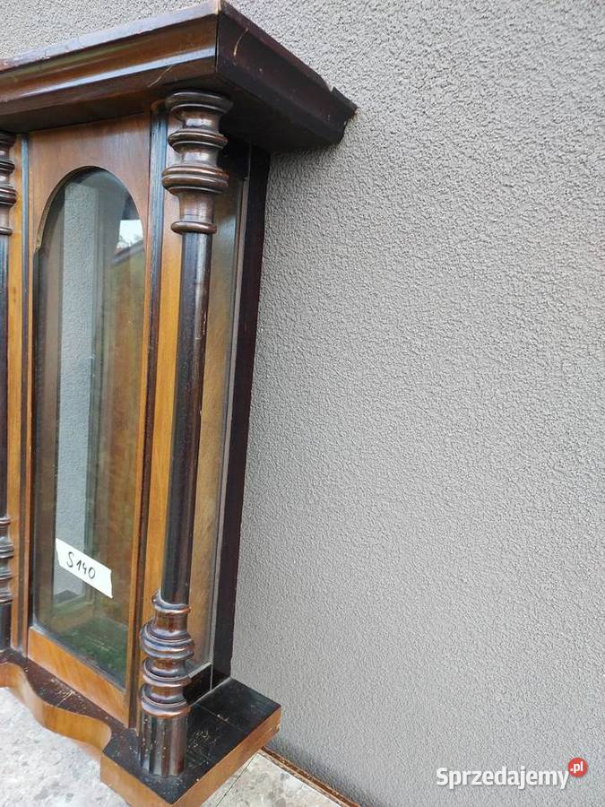 S140 Skrzynia obudowa starego zegara eklektyk