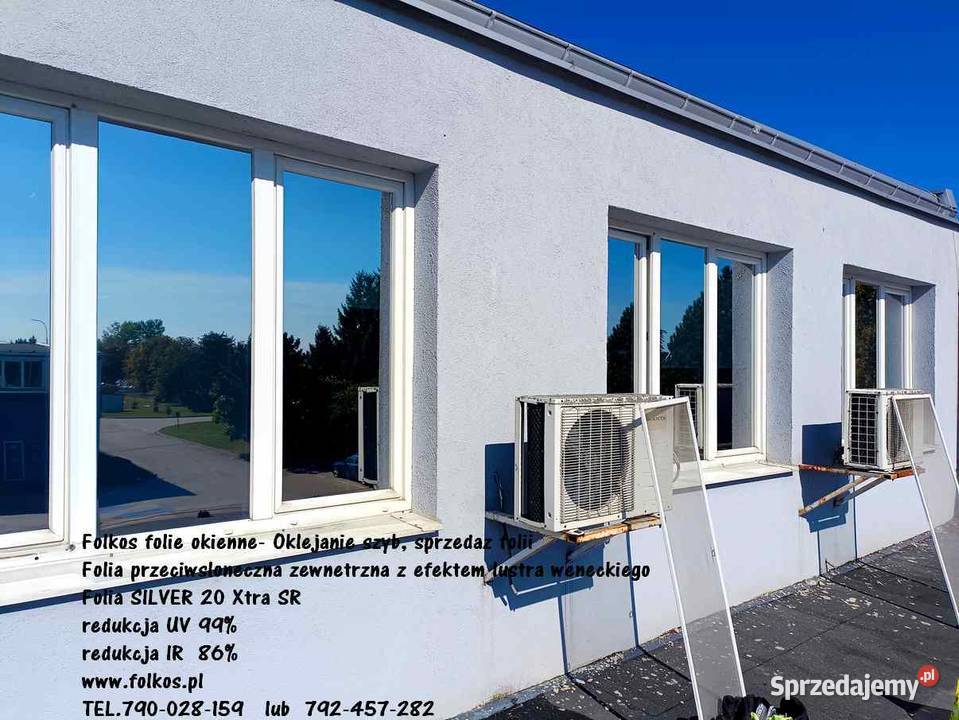 Oklejanie szyb Warszawa Folkos folie do biura sprzedam
