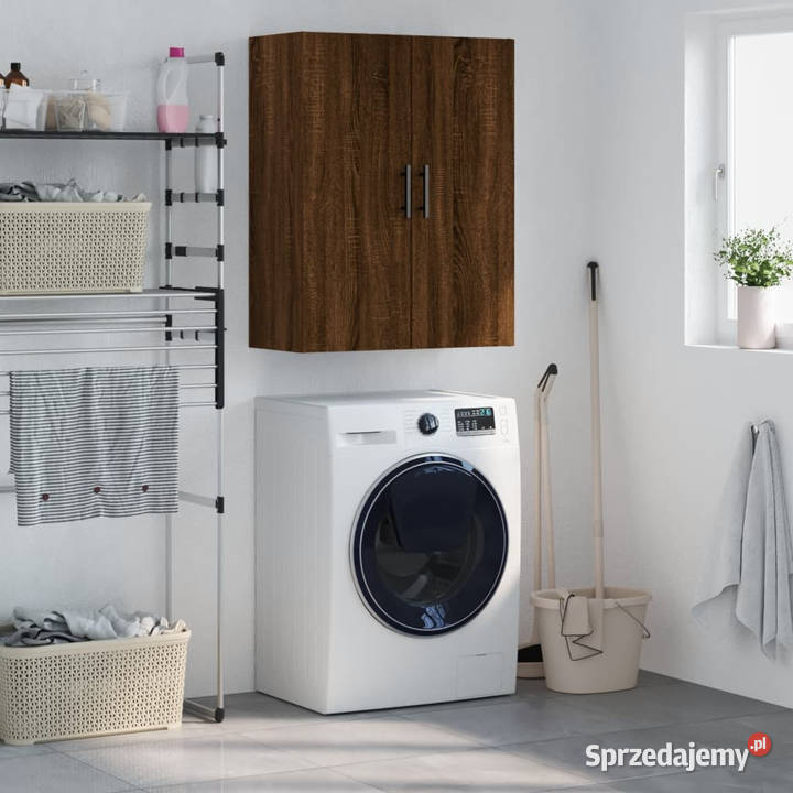 Szafka wisząca brązowy dąb 695x34x90 WM828451 Pozostałe