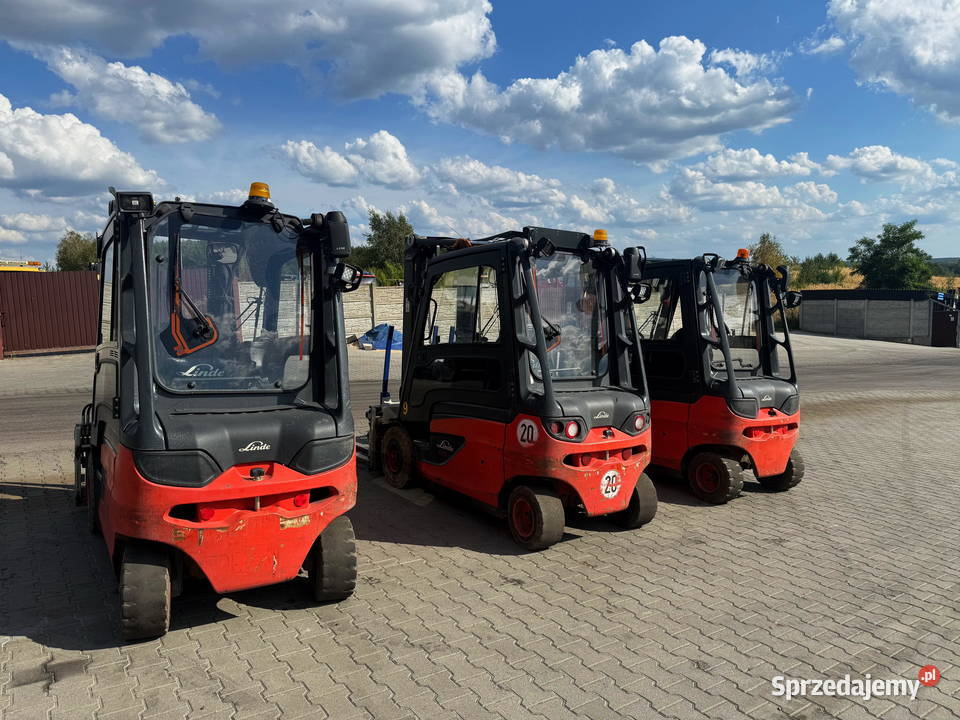 wózek widłowy LINDE E25L01 EVO kabina przesuw elektryczny Działoszyn