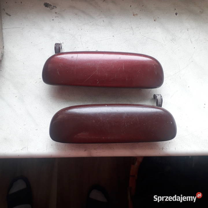 Klamki zewnetrzne przód Ford Escort mk7 bordowy Żabno