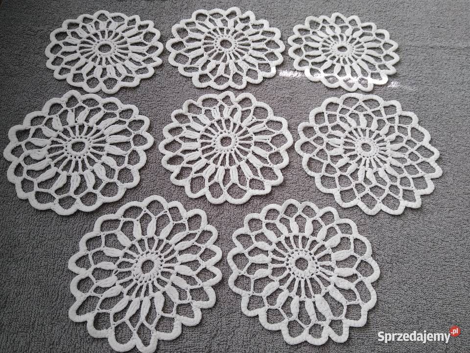 Serwetki Szydełko Crochet Rękodzieło Zestaw Gdańsk