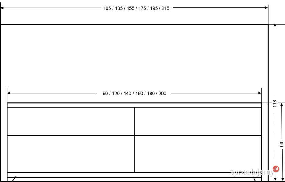 Łóżko Boxspring Maja 160200 Jasienica Rosielna
