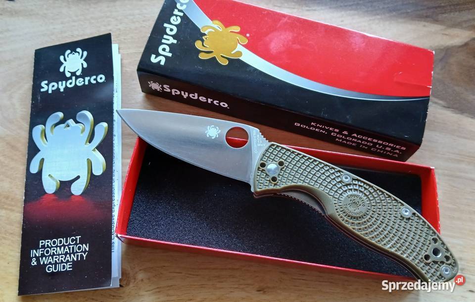 Folder Spyderco Tenacious FRN Plain Edge Green Lubartów