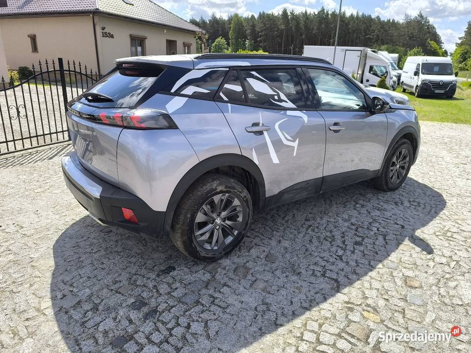 Peugeot 2008 style uszkodzony szary Inowrocław