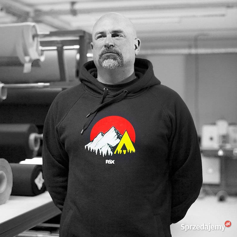 Bluza Z Kapturem Logo Na Środku PAX Hoodie Wągrowiec sprzedam