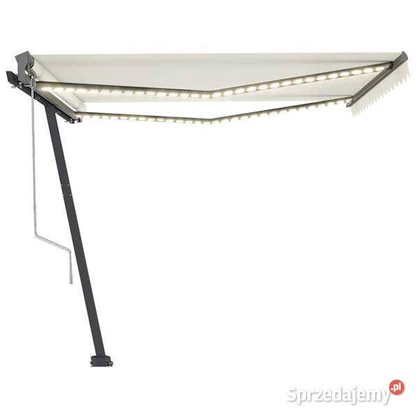 vidaXL Automatycznie zwijana markiza LED i Markizy i osłony Warszawa