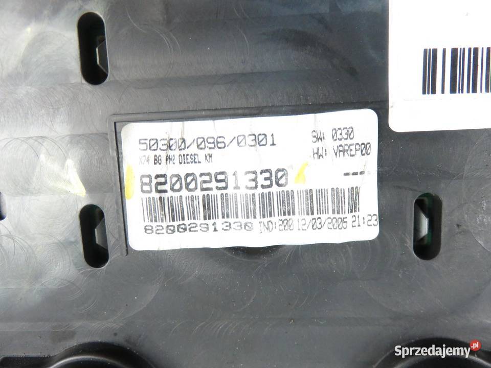 LICZNIK RENAULT LAGUNA II 22 dCi 8200291330 osobowe