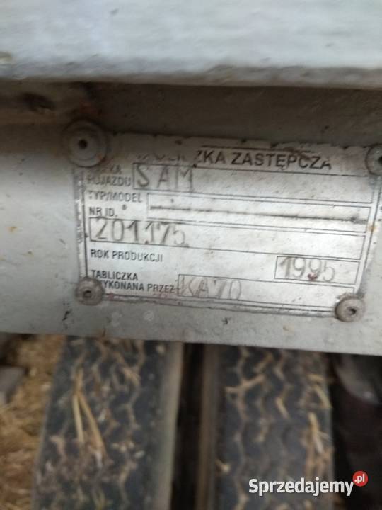 Przyczepa rolnicza typ HL 8011 98 t sprzedam